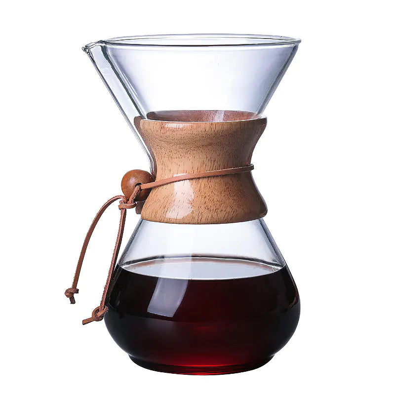 Italian Heat-Resistant Coffee Pot for Pour Over Brewing