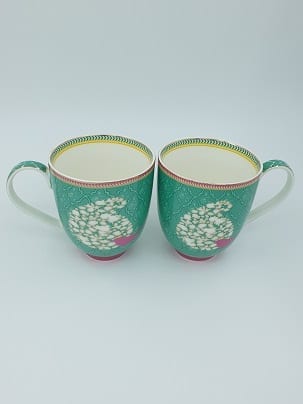 Gift Bird - Coffee Mug Blue x 6 Set-2