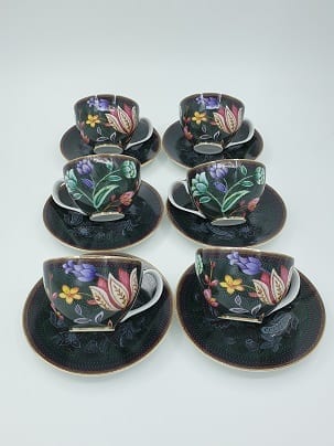 Bloom Peacock - Espresso Set (Cup and Saucer) x 6-2