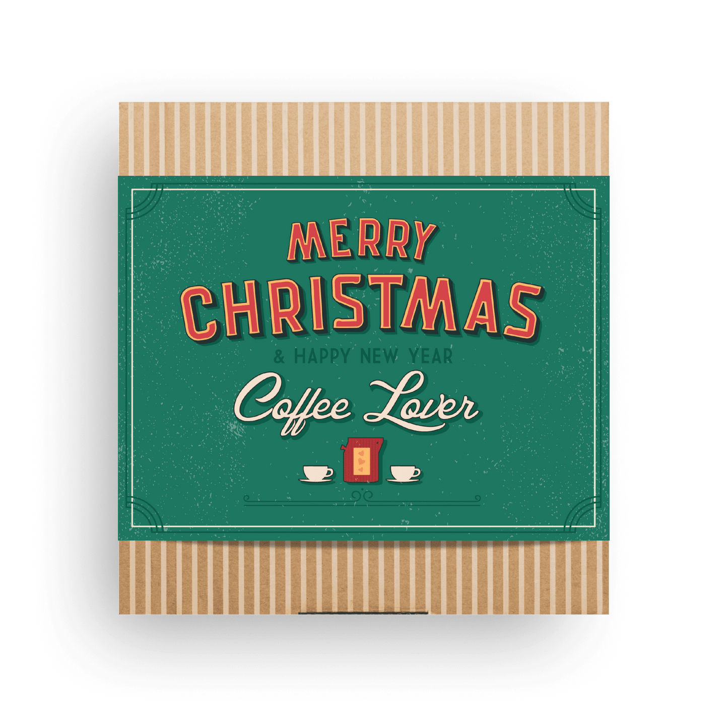 MERRY CHRISTMAS RETRO COFFEE GIFT BOX