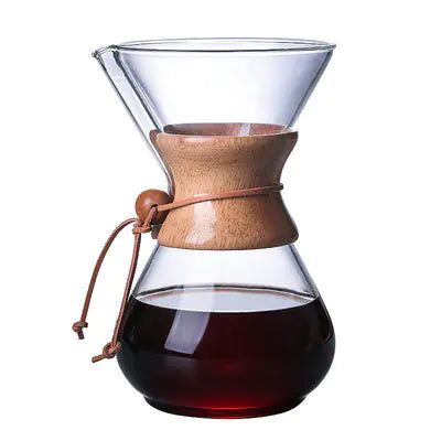 Italian Heat-Resistant Coffee Pot for Pour Over Brewing