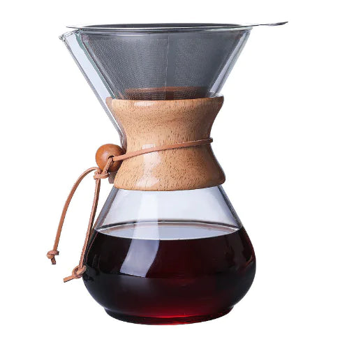 Italian Heat-Resistant Coffee Pot for Pour Over Brewing